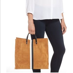 Clare V simple stripe tote